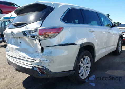 2016 Toyota Highlander Le V6 from USA, damaged, VIN 5TDZKRFH4GS170369